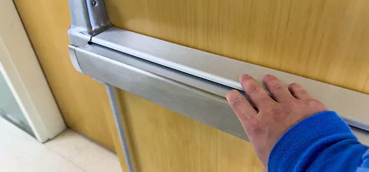 Installing a Push Bar on a Door Fairview Park
